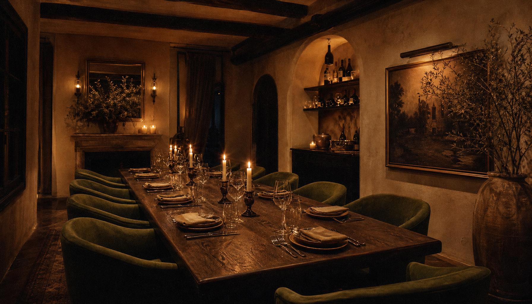 Private dining room at La Pistola